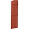 Ekena Millwork Americraft 4-Board (3 Batten) Wood Joined Board-n-Batten Shutters w/Ellipt Top, ARW401BE414X49CLH, PR ARW401BE414X49CLH - alternate 3